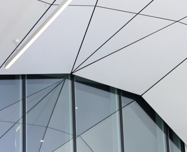 dettaglio vetrata esterna